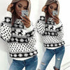 Christmas Snowflake Fawn Long Sleeve Sweaters