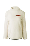 High Neck  Zipper  Plain Sweaters