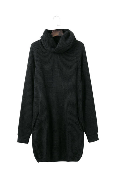 Half High Neck Collar Medium Style Sweaters