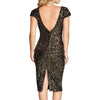 Sequined Halter Sexy Evening Dress