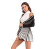 knitting Stripe Long Sleeve Cardigan Outwear