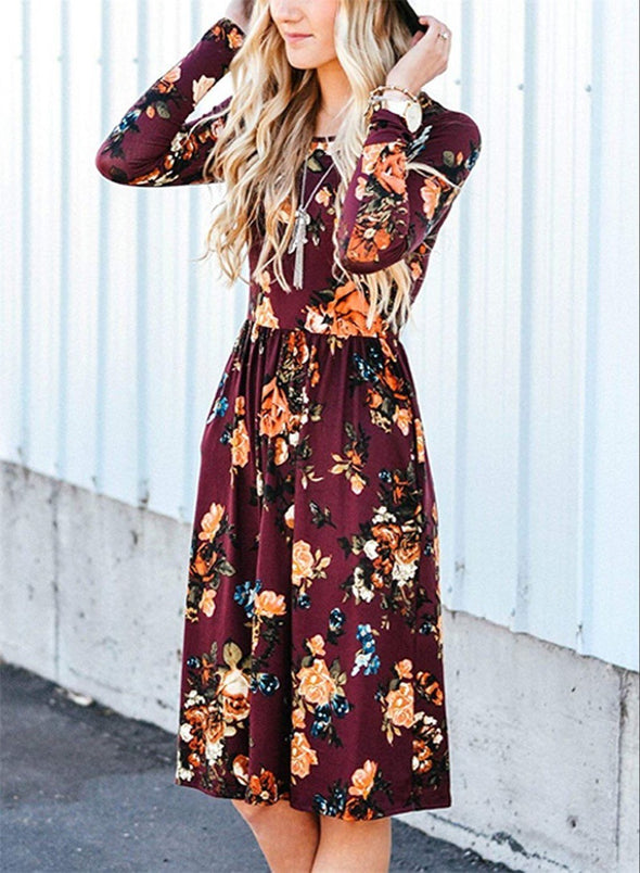 Casual Long Sleeve Dress