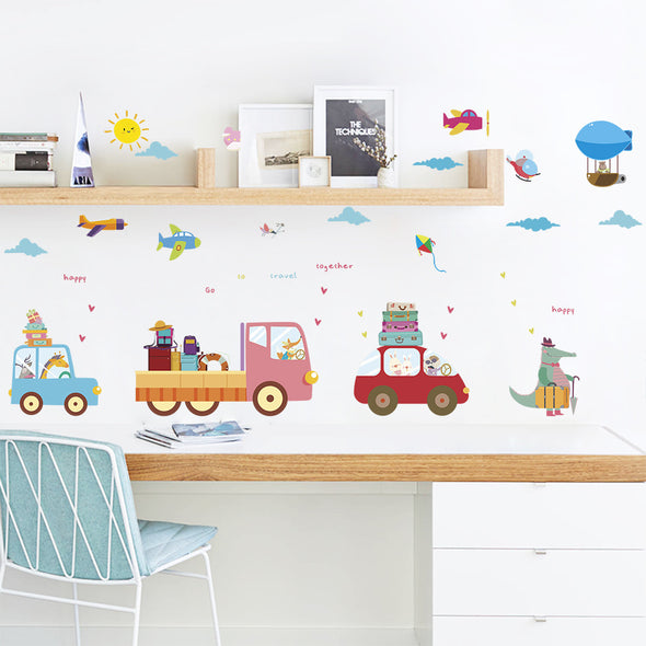 Cartoon Car Wall Sticker