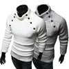 New Turtleneck Button Men's Sweater