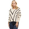 Loose Stripe Round Neck Knitting Sweaters