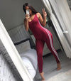 V-neck Halter Jumpsuit