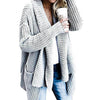 Loose Mid-Length Knitting Cardigan Sweater