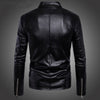 Locomotive Multi-zip Leather Men's Jacket