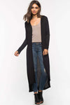 New solid color thin long sleeve cardigan