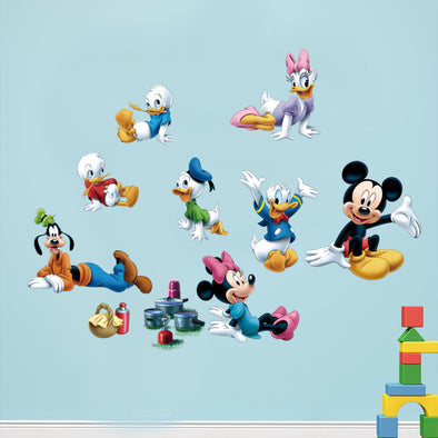 Cartoon Donald Duck Mickey Animated Wall Stickers