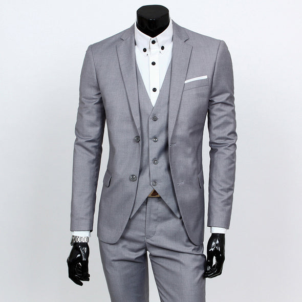 High Quality Business Casual Three-piece Suit