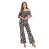 Women's off-the-shoulder jumpsuit