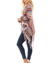 New Colorful Tassel Slim Cardigan Sweater