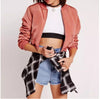 Stylish Solid Color Short Coat Jacket