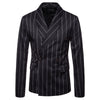 New Simple Striped Men's Suit