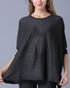 O-Neck Loose Bat Sleeve Sweater