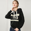 Casual Letter Print Long Sleeve Hoodies