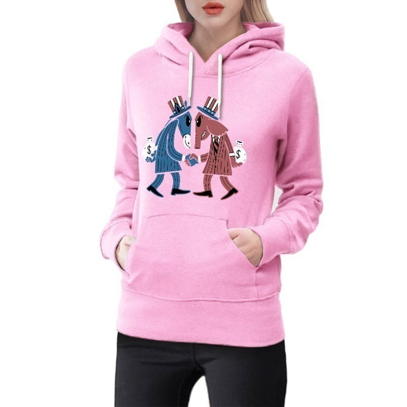 Long Sleeve Printed Hooded Sweatshirt