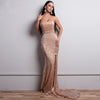 Strapless Strapless Sequins Mopping Svening Dress