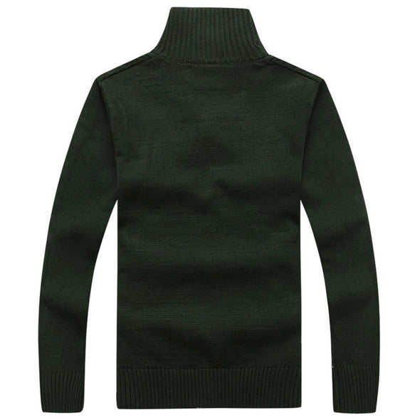 Long Sleeve Jacquard Thick Warm Sweater