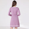 Women's O-Neck Knitted Dress