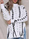 Tassels Hollow Knitting Sweater Tops