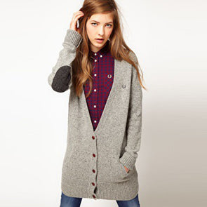 Long Sleeve Slim V-Neck Knit Cardigan