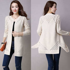 New Hollow Thin Knit Cardigan