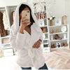 Fashion Bandage Hooded Lapel Plush Coat