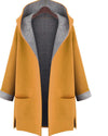 Loose Slim Long Sleeve Hooded Cardigan Coat