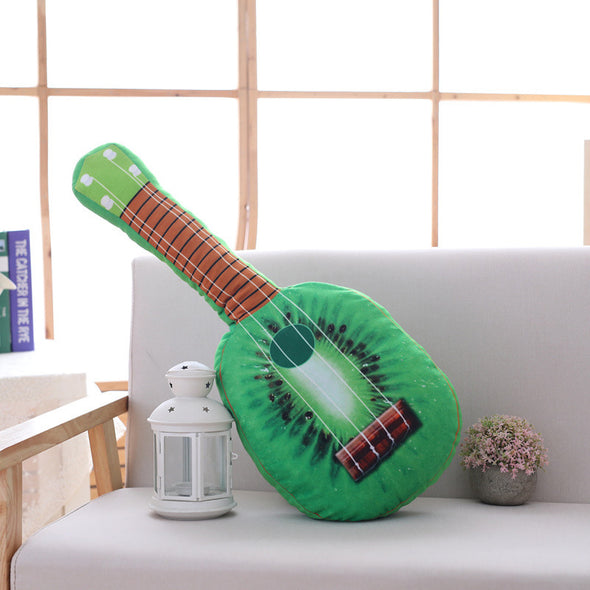 Guitar Fruit Pillow