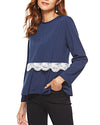 Women's O-Neck Long-Sleeved Shirt