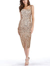 Sexy Sequins Slim Fit Evening Dress