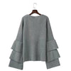 Fashion Autumn Pure Color Loose Sweater