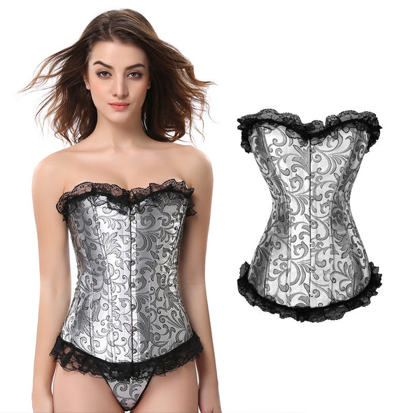 Palace Retro Sexy Abdomen Shaping Girdle Corset