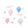 Cartoon Hot Air Balloon Wall Sticker