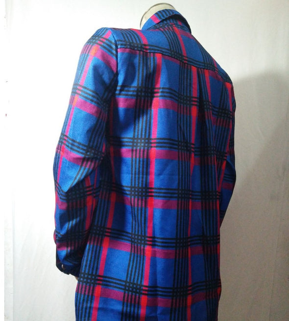 Women's Plaid Long Sleeve Shirt