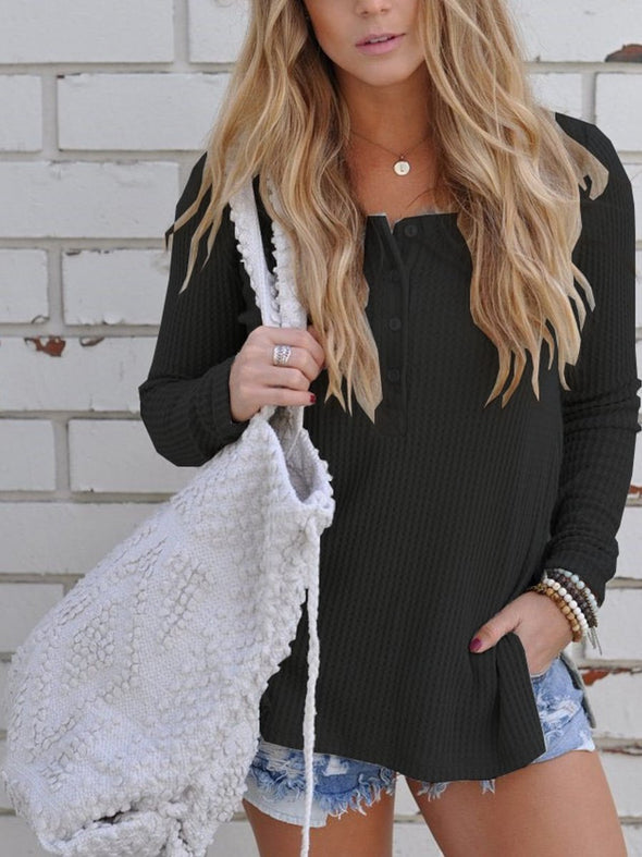 Loose Knitted Long Sleeve Jumper Sweater