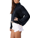 Long Sleeve Back Strap Bat Sweater