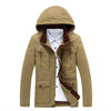 Cotton Casual Thin Mid-length Large Size Men's Jacket