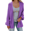 Fashion Bat Sleeve Thin Knit Women's Cardigan