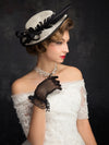 New England Elegant Feather Top Hat