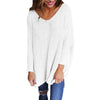 V-neck Long-Sleeved Sweater