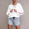 Fashion Short Length Long Sleeve Hoodies