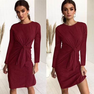 Slim Bandage Bowknot Bodycon Dress