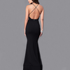 Deep V Neck Backless Evening Dresses