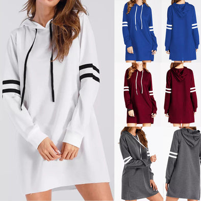 Long Sleeve O-Neck Hooded Sweater