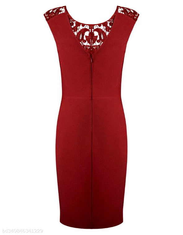 Sexy Embroidered Club Wear Bodycon Dress