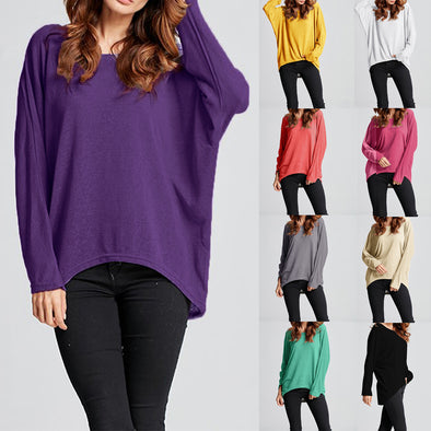 Loose Long Sleeve O-Neck Sweater