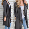 Long Sleeved Solid Color Knit Cardigan